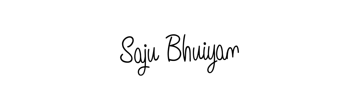 How to Draw Saju Bhuiyan signature style? Angelique-Rose-font-FFP is a latest design signature styles for name Saju Bhuiyan. Saju Bhuiyan signature style 5 images and pictures png