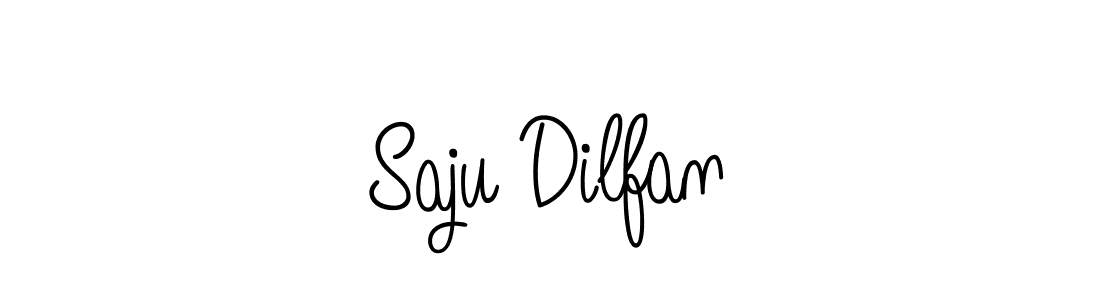 The best way (Angelique-Rose-font-FFP) to make a short signature is to pick only two or three words in your name. The name Saju Dilfan include a total of six letters. For converting this name. Saju Dilfan signature style 5 images and pictures png