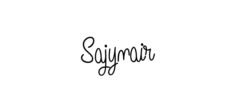 if you are searching for the best signature style for your name Sajynair. so please give up your signature search. here we have designed multiple signature styles  using Angelique-Rose-font-FFP. Sajynair signature style 5 images and pictures png