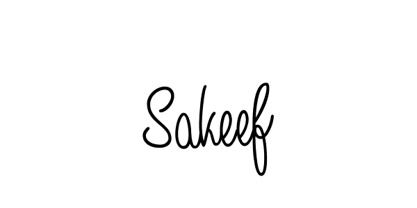 You should practise on your own different ways (Angelique-Rose-font-FFP) to write your name (Sakeef) in signature. don't let someone else do it for you. Sakeef signature style 5 images and pictures png
