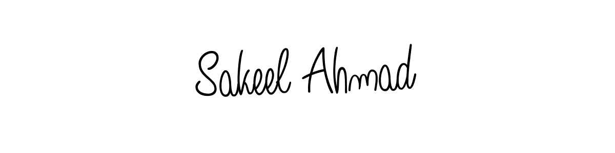 Angelique-Rose-font-FFP is a professional signature style that is perfect for those who want to add a touch of class to their signature. It is also a great choice for those who want to make their signature more unique. Get Sakeel Ahmad name to fancy signature for free. Sakeel Ahmad signature style 5 images and pictures png