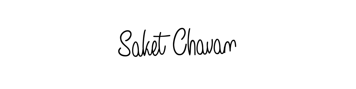 How to Draw Saket Chavan signature style? Angelique-Rose-font-FFP is a latest design signature styles for name Saket Chavan. Saket Chavan signature style 5 images and pictures png