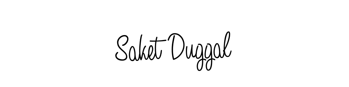 Make a short Saket Duggal signature style. Manage your documents anywhere anytime using Angelique-Rose-font-FFP. Create and add eSignatures, submit forms, share and send files easily. Saket Duggal signature style 5 images and pictures png