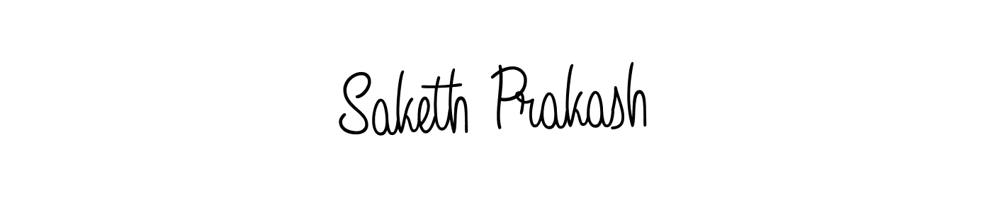 Make a beautiful signature design for name Saketh Prakash. With this signature (Angelique-Rose-font-FFP) style, you can create a handwritten signature for free. Saketh Prakash signature style 5 images and pictures png