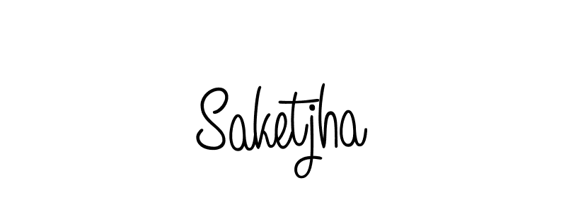 The best way (Angelique-Rose-font-FFP) to make a short signature is to pick only two or three words in your name. The name Saketjha include a total of six letters. For converting this name. Saketjha signature style 5 images and pictures png