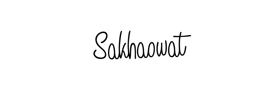 The best way (Angelique-Rose-font-FFP) to make a short signature is to pick only two or three words in your name. The name Sakhaowat include a total of six letters. For converting this name. Sakhaowat signature style 5 images and pictures png