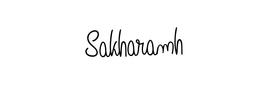 The best way (Angelique-Rose-font-FFP) to make a short signature is to pick only two or three words in your name. The name Sakharamh include a total of six letters. For converting this name. Sakharamh signature style 5 images and pictures png
