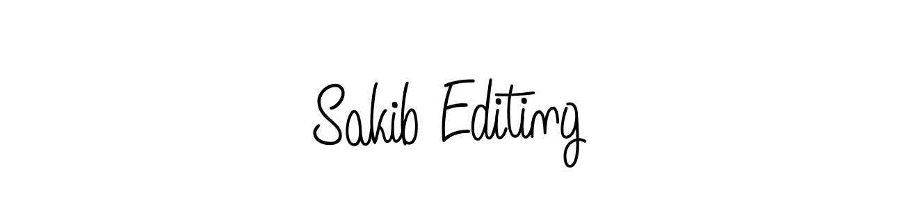 Also we have Sakib Editing name is the best signature style. Create professional handwritten signature collection using Angelique-Rose-font-FFP autograph style. Sakib Editing signature style 5 images and pictures png