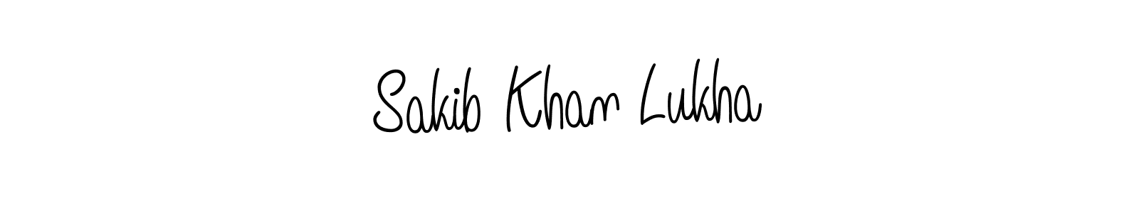 Also You can easily find your signature by using the search form. We will create Sakib Khan Lukha name handwritten signature images for you free of cost using Angelique-Rose-font-FFP sign style. Sakib Khan Lukha signature style 5 images and pictures png