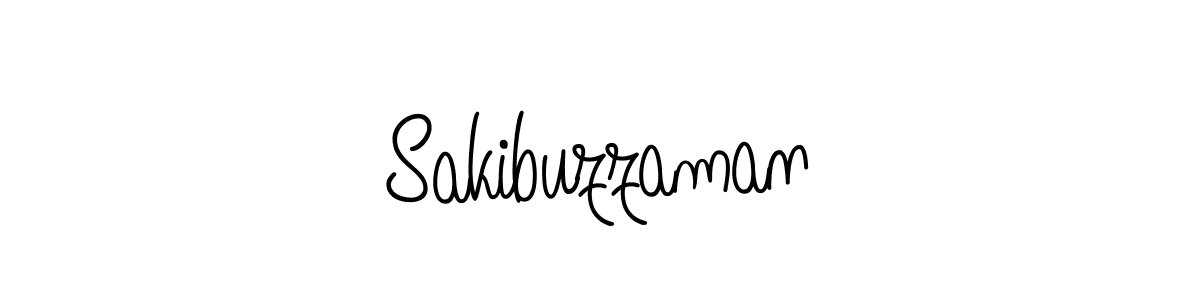 Design your own signature with our free online signature maker. With this signature software, you can create a handwritten (Angelique-Rose-font-FFP) signature for name Sakibuzzaman. Sakibuzzaman signature style 5 images and pictures png