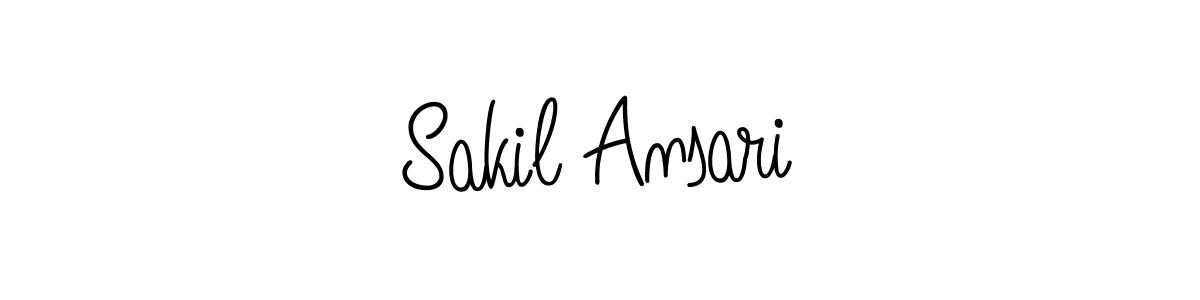 Similarly Angelique-Rose-font-FFP is the best handwritten signature design. Signature creator online .You can use it as an online autograph creator for name Sakil Ansari. Sakil Ansari signature style 5 images and pictures png