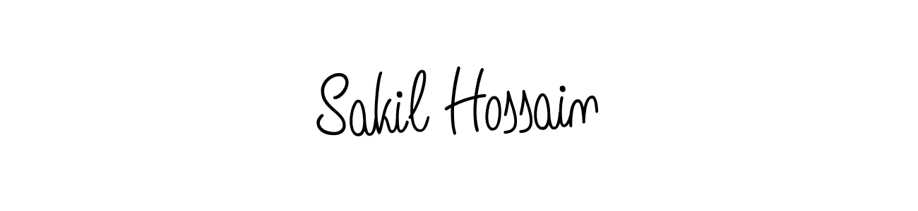 Also we have Sakil Hossain name is the best signature style. Create professional handwritten signature collection using Angelique-Rose-font-FFP autograph style. Sakil Hossain signature style 5 images and pictures png