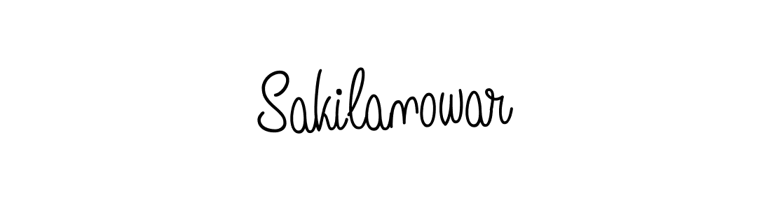 Also we have Sakilanowar name is the best signature style. Create professional handwritten signature collection using Angelique-Rose-font-FFP autograph style. Sakilanowar signature style 5 images and pictures png