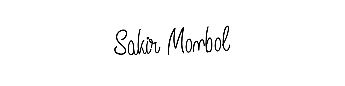 if you are searching for the best signature style for your name Sakir Monbol. so please give up your signature search. here we have designed multiple signature styles  using Angelique-Rose-font-FFP. Sakir Monbol signature style 5 images and pictures png