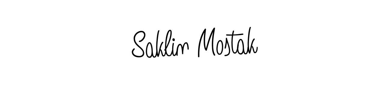 Make a short Saklin Mostak signature style. Manage your documents anywhere anytime using Angelique-Rose-font-FFP. Create and add eSignatures, submit forms, share and send files easily. Saklin Mostak signature style 5 images and pictures png