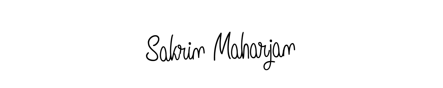 if you are searching for the best signature style for your name Sakrin Maharjan. so please give up your signature search. here we have designed multiple signature styles  using Angelique-Rose-font-FFP. Sakrin Maharjan signature style 5 images and pictures png