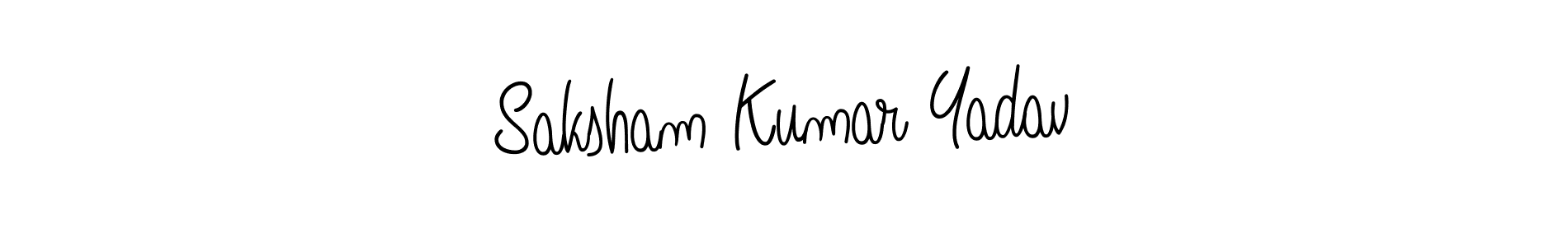 This is the best signature style for the Saksham Kumar Yadav name. Also you like these signature font (Angelique-Rose-font-FFP). Mix name signature. Saksham Kumar Yadav signature style 5 images and pictures png