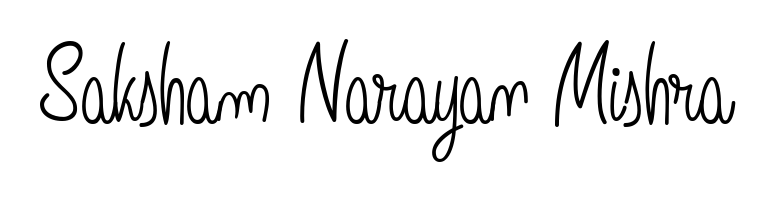Generate high-definition signature styles for Saksham Narayan Mishra. The Angelique-Rose-font-FFP typeface ensures crisp legibility and sophisticated design. Saksham Narayan Mishra signature style 5 images and pictures png