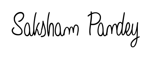 Create your official email sign-off with Saksham Pandey name in Angelique-Rose-font-FFP style. Crisp, clean, and perfectly legible across all screens. Saksham Pandey signature style 5 images and pictures png