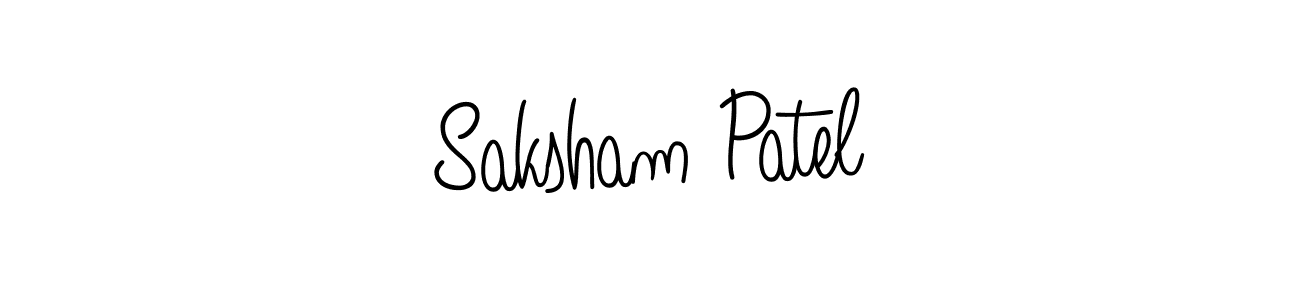 Angelique-Rose-font-FFP is a professional signature style that is perfect for those who want to add a touch of class to their signature. It is also a great choice for those who want to make their signature more unique. Get Saksham Patel name to fancy signature for free. Saksham Patel signature style 5 images and pictures png