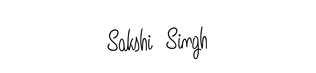 You should practise on your own different ways (Angelique-Rose-font-FFP) to write your name (Sakshi  Singh) in signature. don't let someone else do it for you. Sakshi  Singh signature style 5 images and pictures png