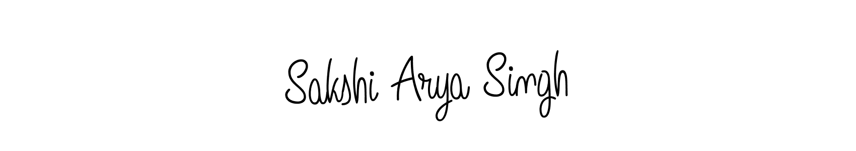 Make a beautiful signature design for name Sakshi Arya Singh. With this signature (Angelique-Rose-font-FFP) style, you can create a handwritten signature for free. Sakshi Arya Singh signature style 5 images and pictures png