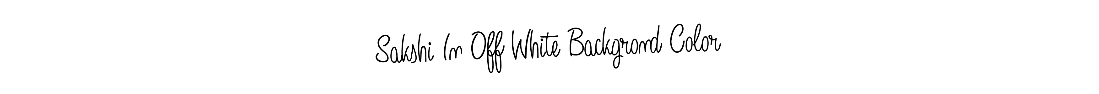 Sakshi In Off White Backgrond Color stylish signature style. Best Handwritten Sign (Angelique-Rose-font-FFP) for my name. Handwritten Signature Collection Ideas for my name Sakshi In Off White Backgrond Color. Sakshi In Off White Backgrond Color signature style 5 images and pictures png