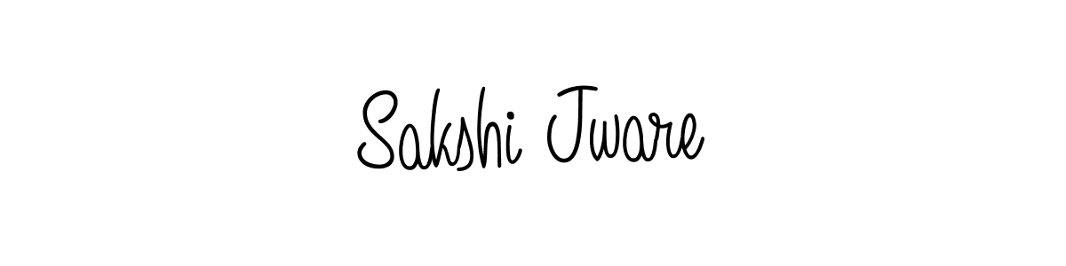 Design your own signature with our free online signature maker. With this signature software, you can create a handwritten (Angelique-Rose-font-FFP) signature for name Sakshi Jware. Sakshi Jware signature style 5 images and pictures png