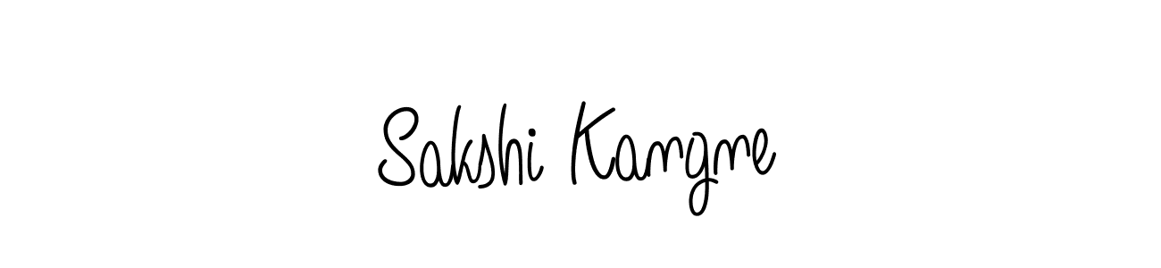 Also we have Sakshi Kangne name is the best signature style. Create professional handwritten signature collection using Angelique-Rose-font-FFP autograph style. Sakshi Kangne signature style 5 images and pictures png