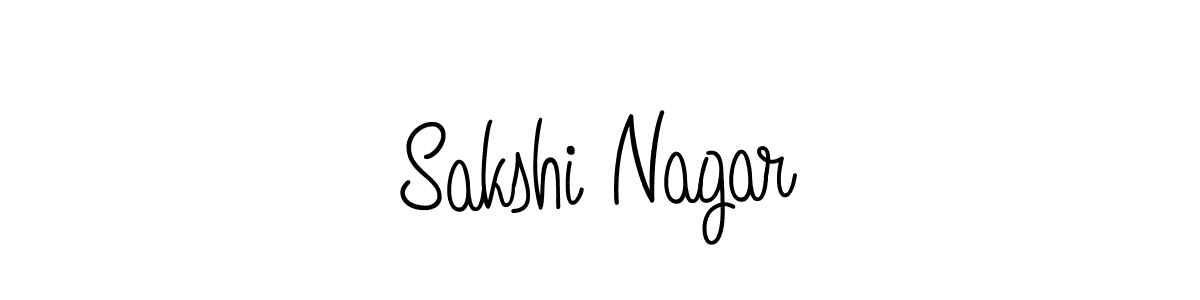 How to make Sakshi Nagar name signature. Use Angelique-Rose-font-FFP style for creating short signs online. This is the latest handwritten sign. Sakshi Nagar signature style 5 images and pictures png