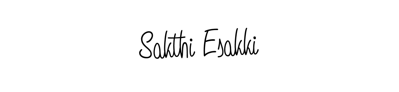 Once you've used our free online signature maker to create your best signature Angelique-Rose-font-FFP style, it's time to enjoy all of the benefits that Sakthi Esakki name signing documents. Sakthi Esakki signature style 5 images and pictures png