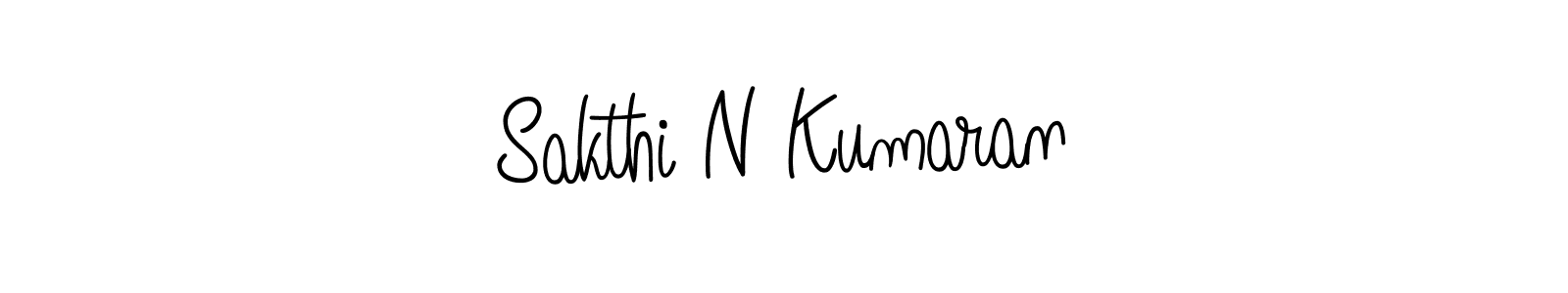 How to make Sakthi N Kumaran signature? Angelique-Rose-font-FFP is a professional autograph style. Create handwritten signature for Sakthi N Kumaran name. Sakthi N Kumaran signature style 5 images and pictures png