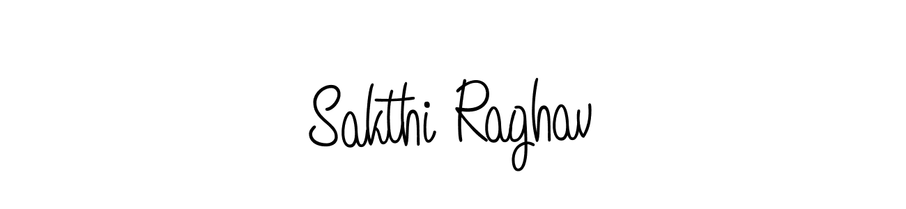 Sakthi Raghav stylish signature style. Best Handwritten Sign (Angelique-Rose-font-FFP) for my name. Handwritten Signature Collection Ideas for my name Sakthi Raghav. Sakthi Raghav signature style 5 images and pictures png