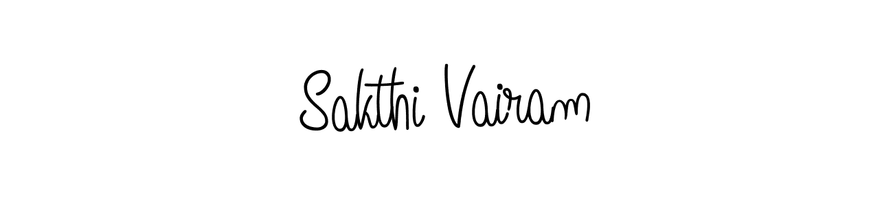 The best way (Angelique-Rose-font-FFP) to make a short signature is to pick only two or three words in your name. The name Sakthi Vairam include a total of six letters. For converting this name. Sakthi Vairam signature style 5 images and pictures png