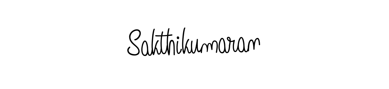 How to make Sakthikumaran name signature. Use Angelique-Rose-font-FFP style for creating short signs online. This is the latest handwritten sign. Sakthikumaran signature style 5 images and pictures png