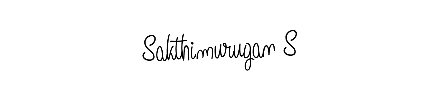 The best way (Angelique-Rose-font-FFP) to make a short signature is to pick only two or three words in your name. The name Sakthimurugan S include a total of six letters. For converting this name. Sakthimurugan S signature style 5 images and pictures png