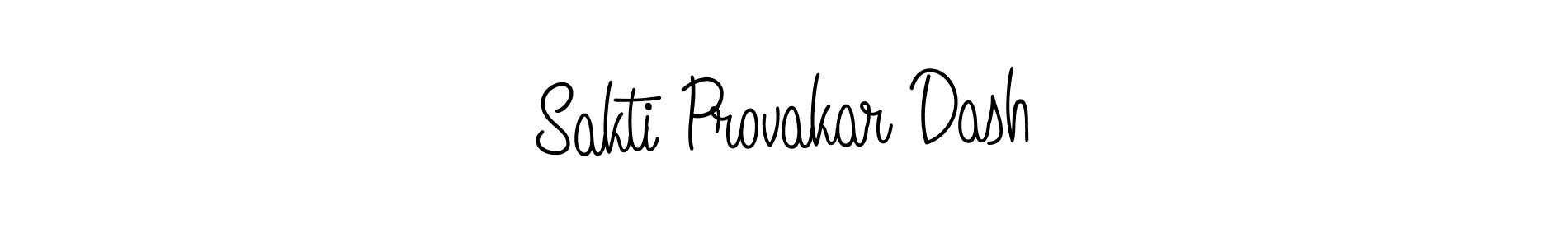 The best way (Angelique-Rose-font-FFP) to make a short signature is to pick only two or three words in your name. The name Sakti Provakar Dash include a total of six letters. For converting this name. Sakti Provakar Dash signature style 5 images and pictures png