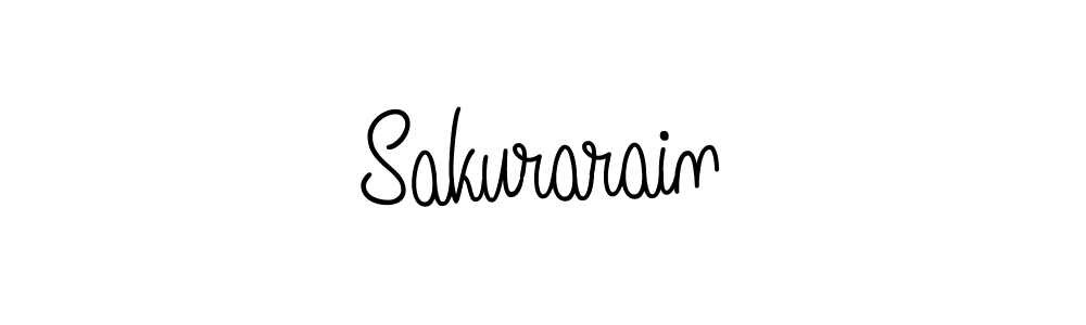 Sakurarain stylish signature style. Best Handwritten Sign (Angelique-Rose-font-FFP) for my name. Handwritten Signature Collection Ideas for my name Sakurarain. Sakurarain signature style 5 images and pictures png