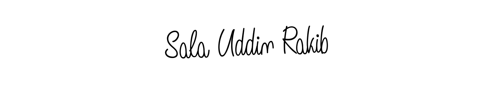 Design your own signature with our free online signature maker. With this signature software, you can create a handwritten (Angelique-Rose-font-FFP) signature for name Sala Uddin Rakib. Sala Uddin Rakib signature style 5 images and pictures png