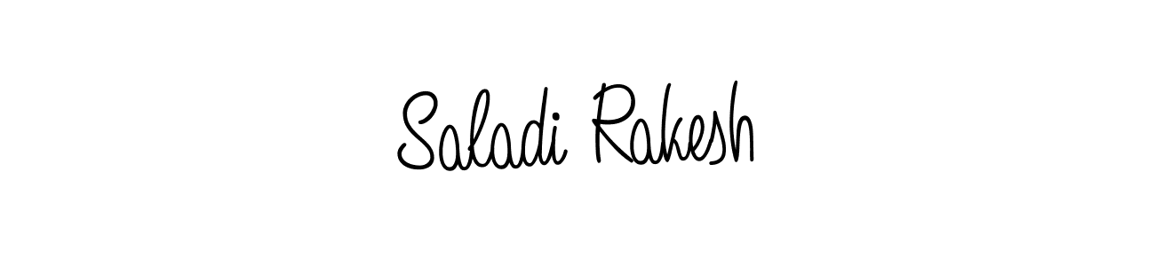 It looks lik you need a new signature style for name Saladi Rakesh. Design unique handwritten (Angelique-Rose-font-FFP) signature with our free signature maker in just a few clicks. Saladi Rakesh signature style 5 images and pictures png