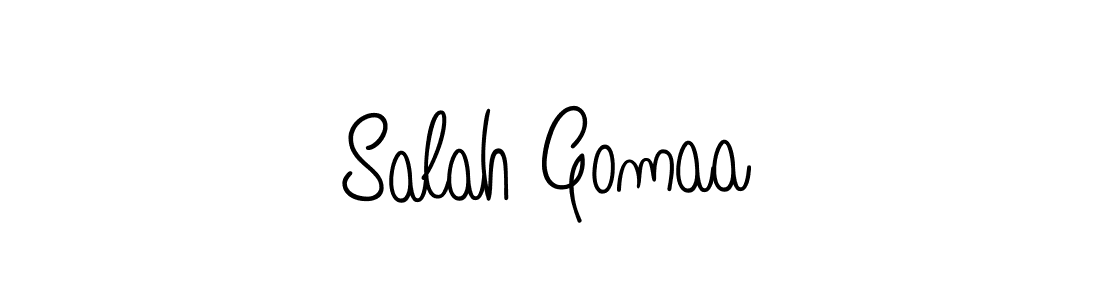 if you are searching for the best signature style for your name Salah Gomaa. so please give up your signature search. here we have designed multiple signature styles  using Angelique-Rose-font-FFP. Salah Gomaa signature style 5 images and pictures png