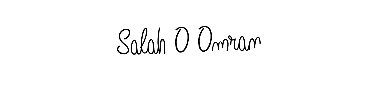 Salah O Omran stylish signature style. Best Handwritten Sign (Angelique-Rose-font-FFP) for my name. Handwritten Signature Collection Ideas for my name Salah O Omran. Salah O Omran signature style 5 images and pictures png