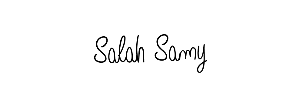 Use a signature maker to create a handwritten signature online. With this signature software, you can design (Angelique-Rose-font-FFP) your own signature for name Salah Samy. Salah Samy signature style 5 images and pictures png