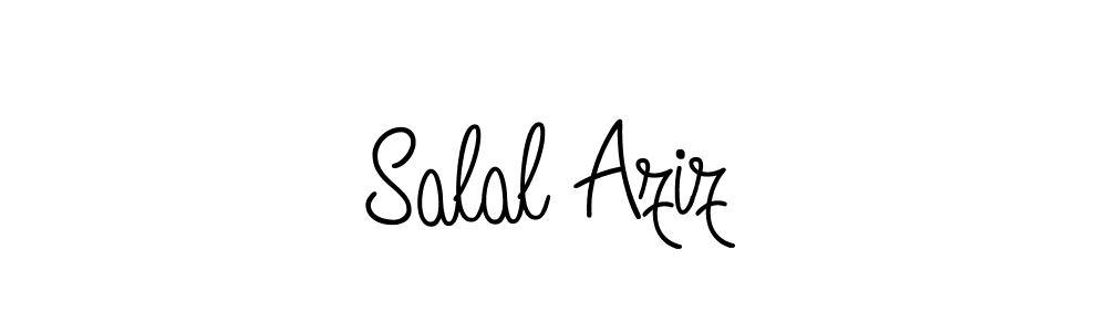 How to make Salal Aziz signature? Angelique-Rose-font-FFP is a professional autograph style. Create handwritten signature for Salal Aziz name. Salal Aziz signature style 5 images and pictures png