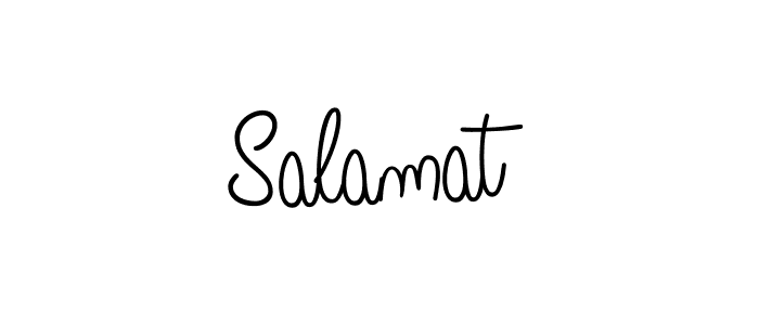 The best way (Angelique-Rose-font-FFP) to make a short signature is to pick only two or three words in your name. The name Salamat include a total of six letters. For converting this name. Salamat signature style 5 images and pictures png