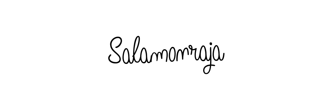 Salamonraja stylish signature style. Best Handwritten Sign (Angelique-Rose-font-FFP) for my name. Handwritten Signature Collection Ideas for my name Salamonraja. Salamonraja signature style 5 images and pictures png