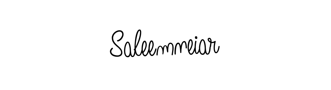 Design your own signature with our free online signature maker. With this signature software, you can create a handwritten (Angelique-Rose-font-FFP) signature for name Saleemneiar. Saleemneiar signature style 5 images and pictures png