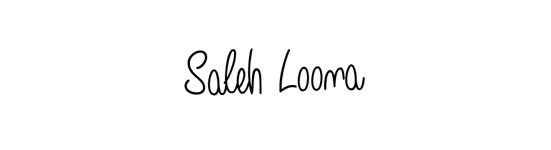 Once you've used our free online signature maker to create your best signature Angelique-Rose-font-FFP style, it's time to enjoy all of the benefits that Saleh Loona name signing documents. Saleh Loona signature style 5 images and pictures png