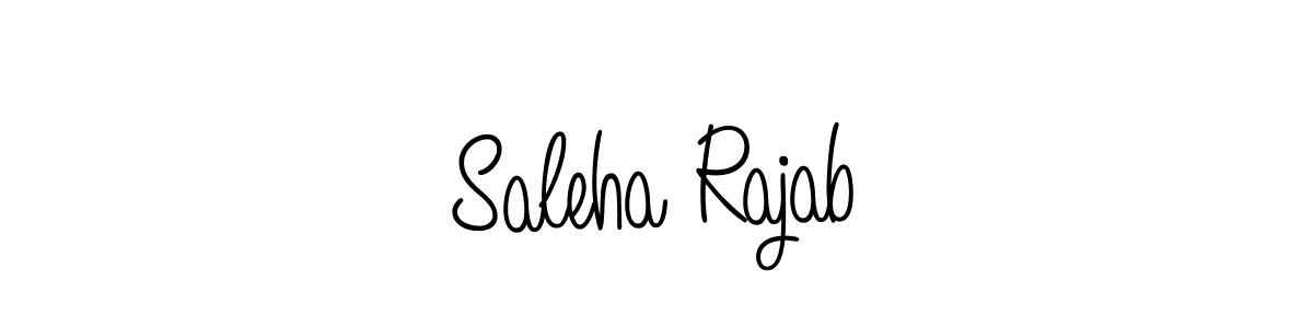 if you are searching for the best signature style for your name Saleha Rajab. so please give up your signature search. here we have designed multiple signature styles  using Angelique-Rose-font-FFP. Saleha Rajab signature style 5 images and pictures png