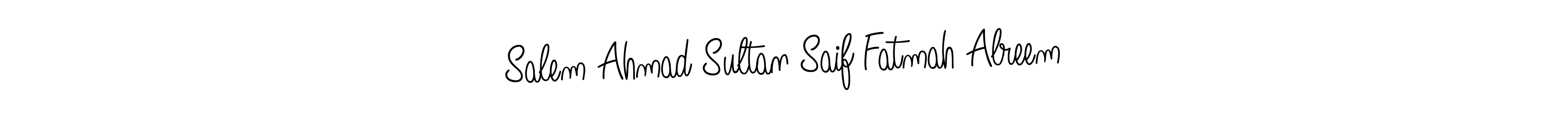 It looks lik you need a new signature style for name Salem Ahmad Sultan Saif Fatmah Alreem. Design unique handwritten (Angelique-Rose-font-FFP) signature with our free signature maker in just a few clicks. Salem Ahmad Sultan Saif Fatmah Alreem signature style 5 images and pictures png